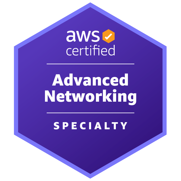 AWS Certified Advanced Networking Specialty — Amazon Web Services